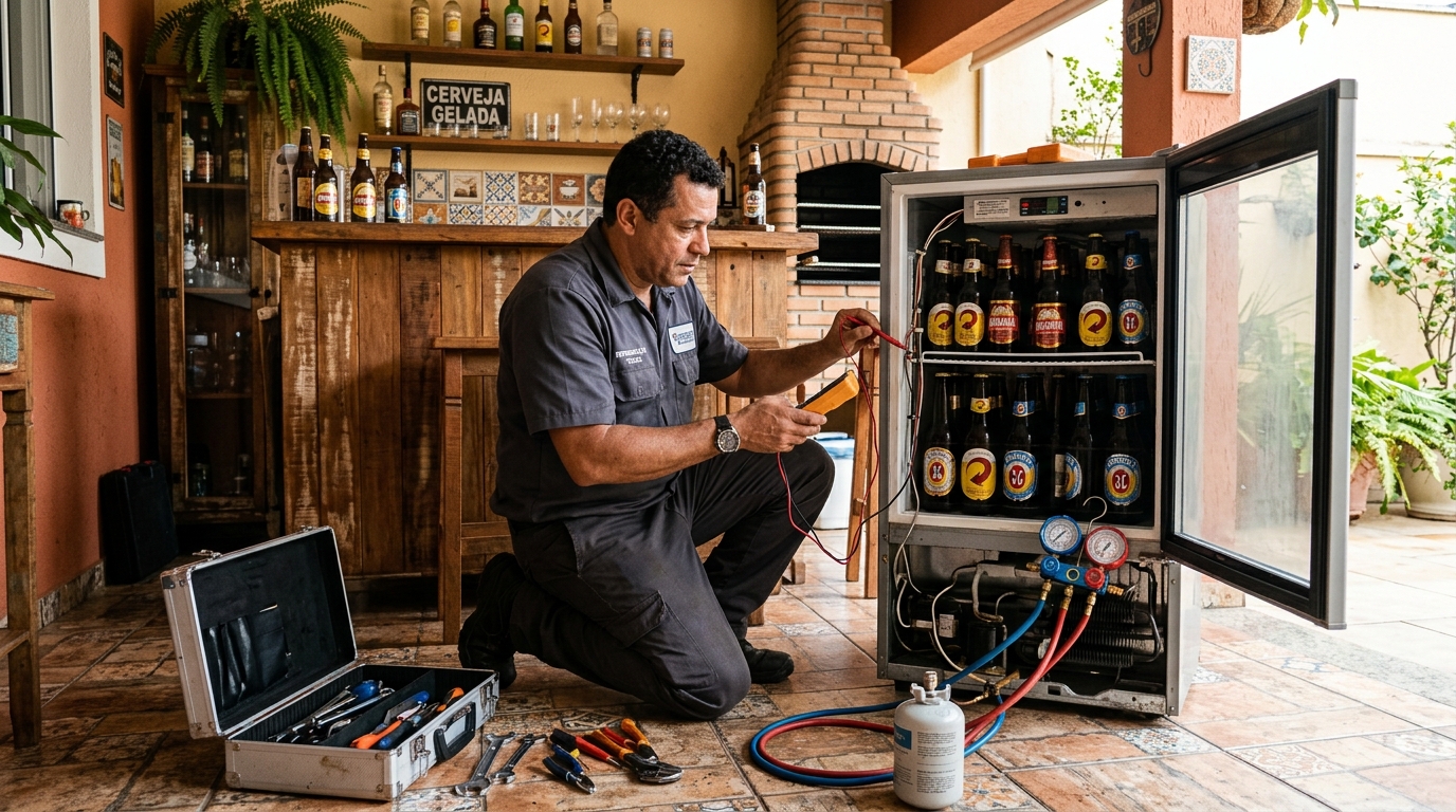 Recarga de gás em cervejeira em Ipatinga‑MG